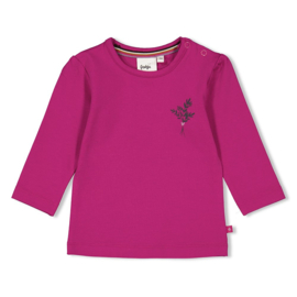 Feetje longsleeve cerise Forest Fancy