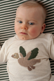 Feetje sweater offwhite melange Wiggle and Waddle