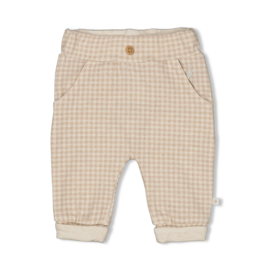 Feetje broek ruite taupe Picnic Party
