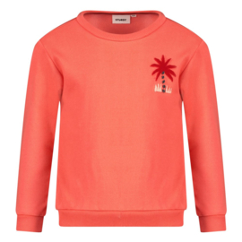 Sturdy sweater koraal Happy Rio