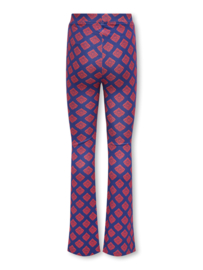 Kids ONLY flared pant kogPAIGE mazarine blue