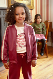 Jubel sporty broek mauve Moon Flowers