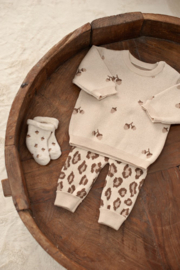 Feetje sweater gebreidt ao zand The Knits