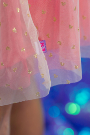 B.nosy X K3 dress layer mesh skirt passion pink