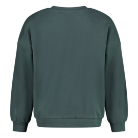 Sturdy sweater oversized petrol Fix it