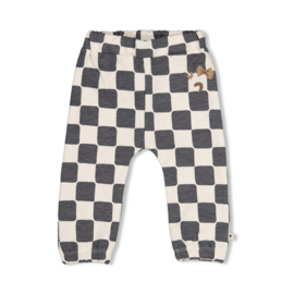 Feetje geruite broek antraciet Pasta Party