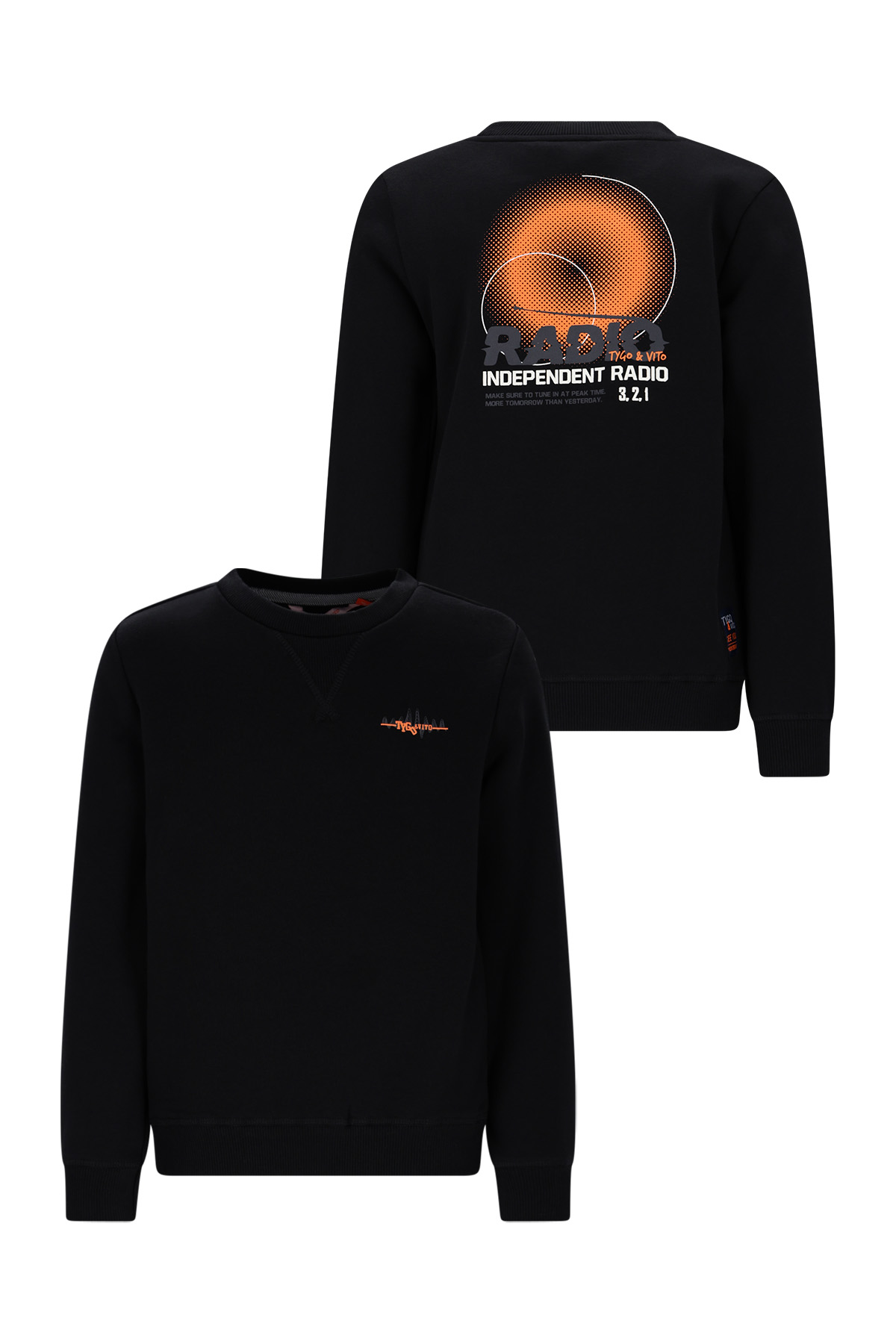 Tygo & Vito sweater Silver black