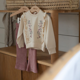 Dirkje flared trousers mauve