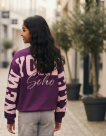 Kids ONLY sweater Malene Grape royal