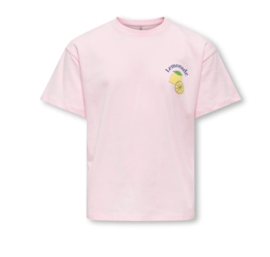 Kids ONLY t-shirt Cana Barely Pink
