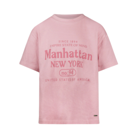 No Way Monday t-shirt loose fit pink