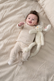 Feetje longsleeve taupe melange The Cuddle company