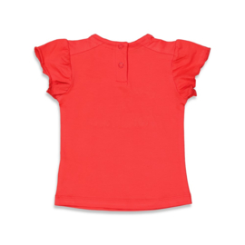 Feetje t-shirt rood Papaya Punch