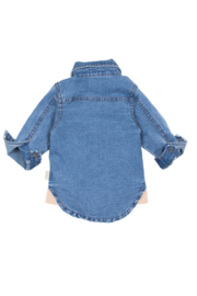Bess blouse jog denim