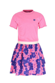 B.nosy girls dress Dori fluor pink