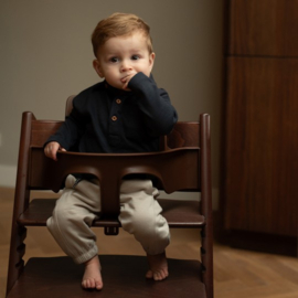 Dirkje polo longsleeve Blueberry
