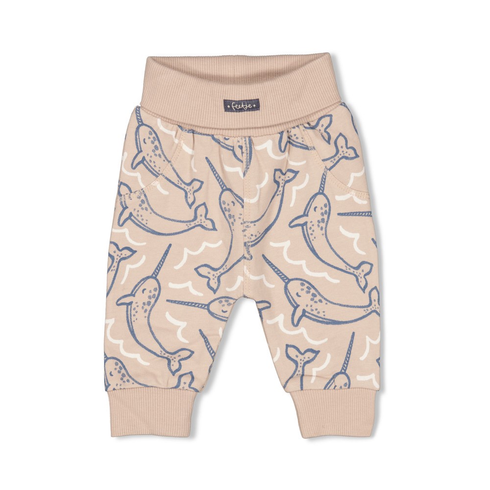 Feetje broek aop Narwal