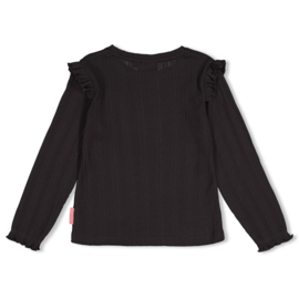Jubel longsleeve ajour rib antraciet City Chic