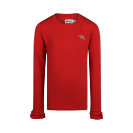 No Way Monday t-shirt ls red