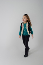 Jubel flared broek velour rib antra Girls Club