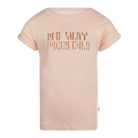 No Way Monday t-shirt faded peach