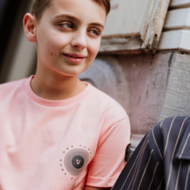 No Way Monday t-shirt neon coral