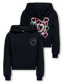Kids ONLY hoody Cooper Smile Black