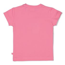 Feetje t-shirt roze Rolling into Spring