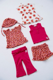 Feetje jurk aop Love Peace Aloha