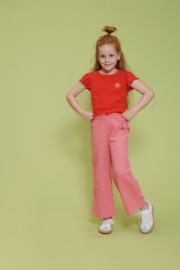 Jubel t-shirt rib rood Salsa Sunset