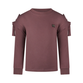 Koko noko sweater dropped shoulder purple