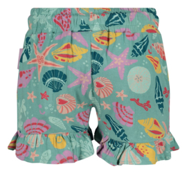 Jubel short aop jade groen Lazy Lagoon