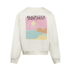 No Way Monday sweater loose fit offwhite