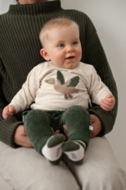 Feetje sweater offwhite melange Wiggle and Waddle