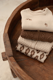 Feetje sweater gebreidt ao zand The Knits