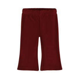 Dirkje flared trousers dark red
