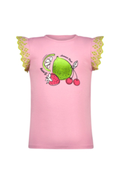 B.nosy Taria t-shirt broderie sleeve