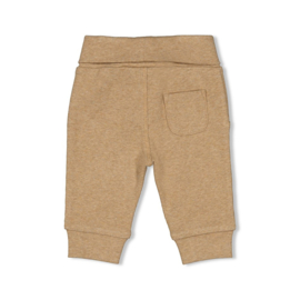 Feetje broek rib bruin melange Forever Bestie