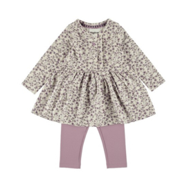 Dirkje 2-delige set jurk met legging Elderberry