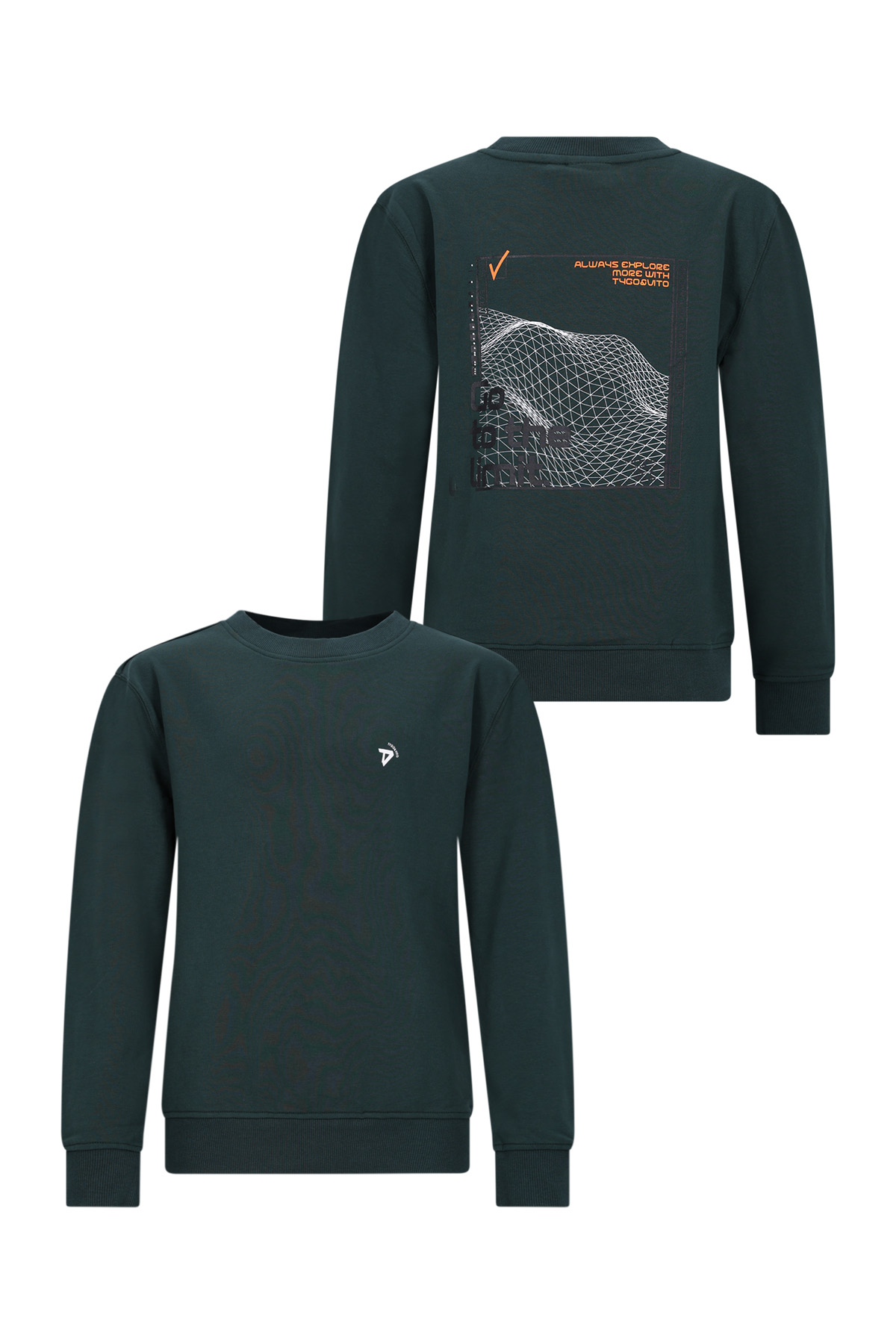 Tygo & Vito nextGen sweater Nate storm green