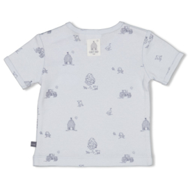 Feetje t-shirt aop blauw Farm Life