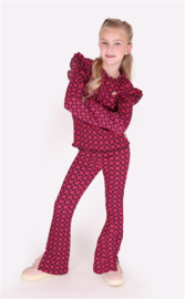 B.nosy girls Pepper flared pants smart aop