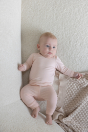 Feetje newborn longsleeve roze aop