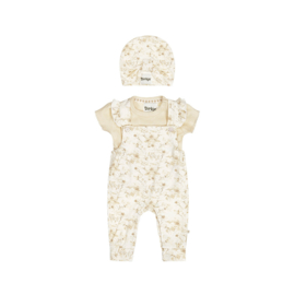 Dirkje 3-delige set dungarees t-shirt