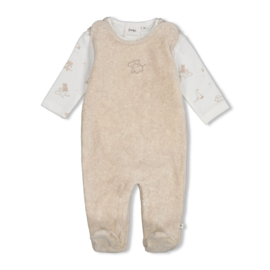 Feetje 2-delig boxpakje taupe melange The Cuddle company