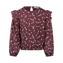 Koko Noko blouse eggplant