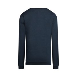 No Way Monday sweater dropped shoulder navy