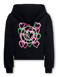 Kids ONLY hoody Cooper Smile Black