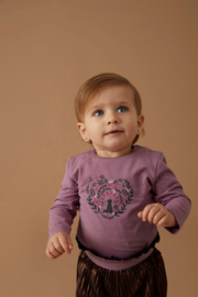 Feetje longsleeve lila Forest Fancy