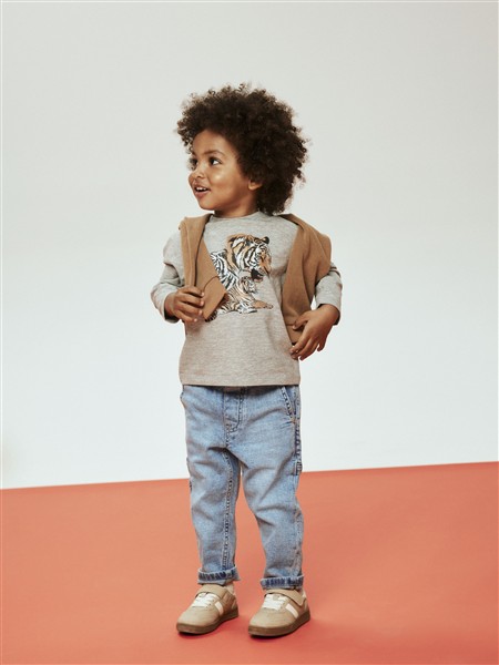 Name It Ben tapered jeans light blue denim